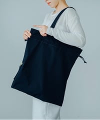巾着エコバッグ（ネイビー）