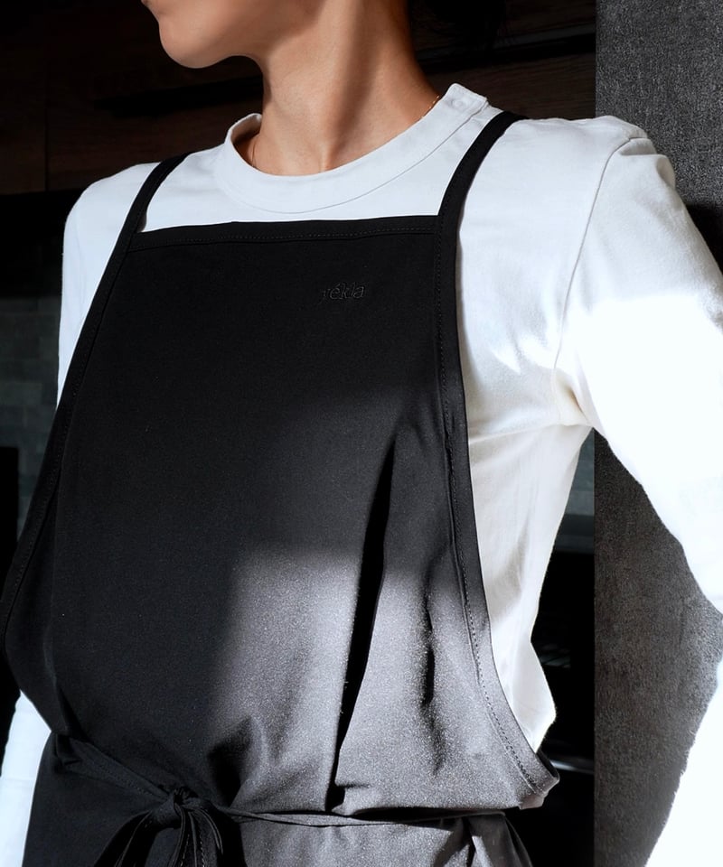 バッククロスエプロン　ブラック New Color｜バッククロスエプロン（ブラック） | yékla