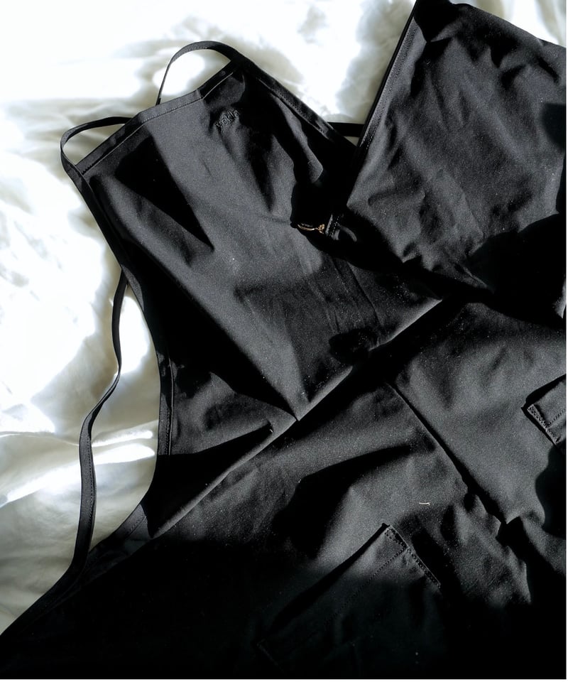 New Color｜バッククロスエプロン（ブラック） | yékla