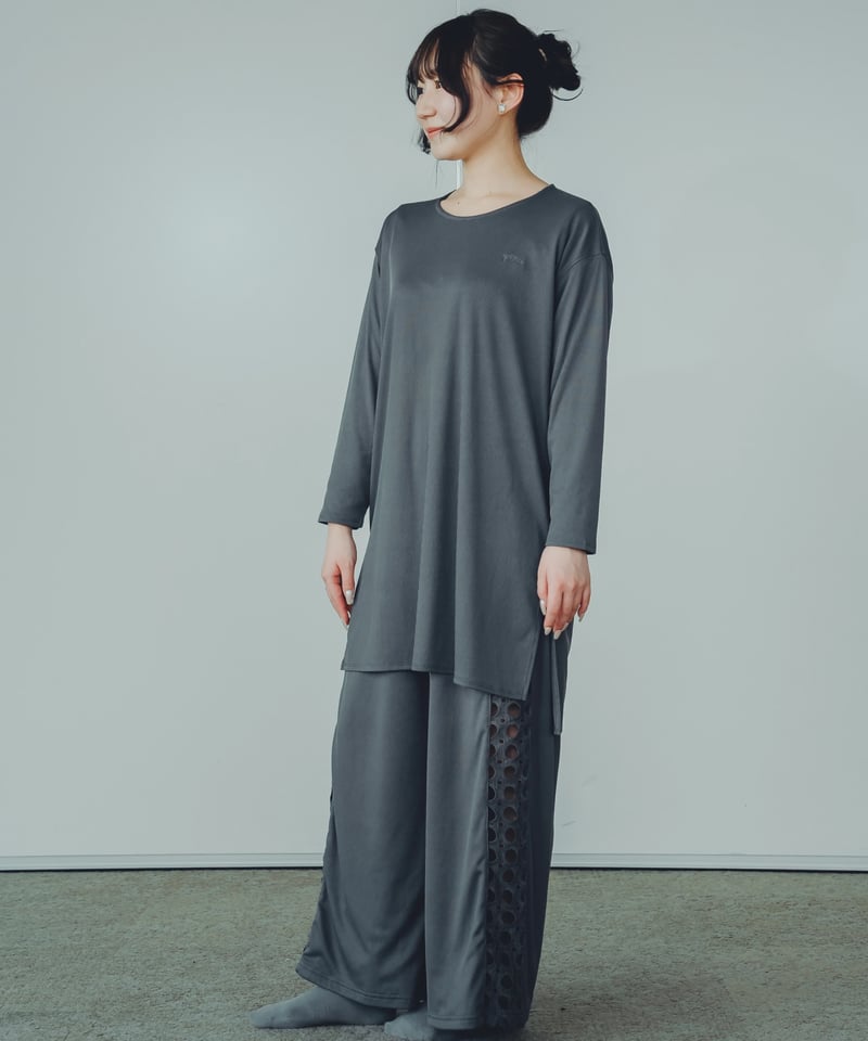 ルームウェア セットアップ（チャコール） | yékla