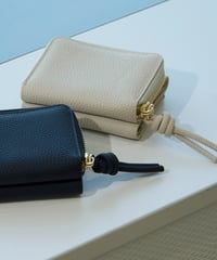 レザーミニ財布　（ベージュ）