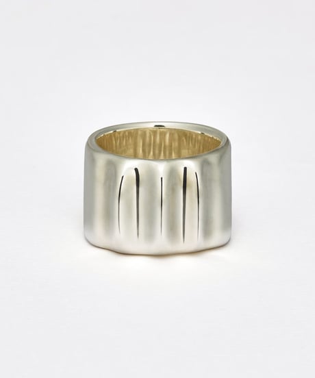 Modeling wave ring silver