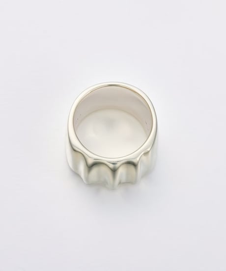 Modeling wave ring silver