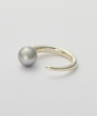 Aging pearl gray forkring silver