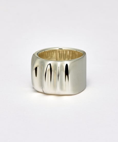 Modeling wave ring silver