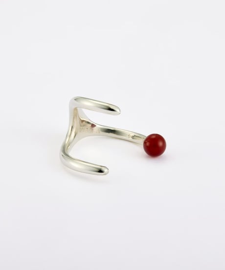 Modeling ringcuff (red) silver