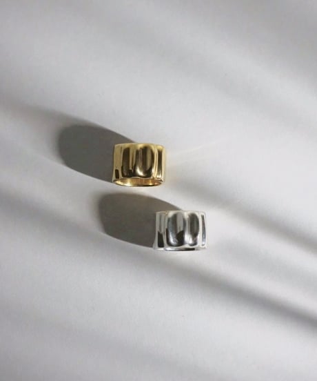 Modeling wave ring silver