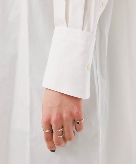 Modeling ringcuff (black) silver