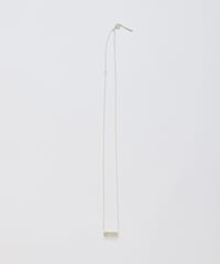 Recette stone necklace (crystal) 45cm silver
