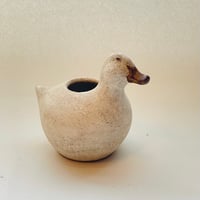 アヒルの花器（M／前を向く）
