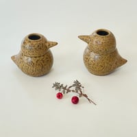 小さな鳥の花器
