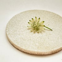 白ノ陶板　丸