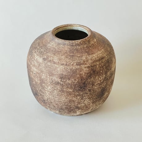 冬の土　花器