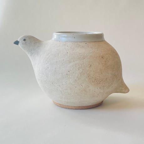 雷鳥（冬）の花器