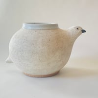 雷鳥（冬）の花器