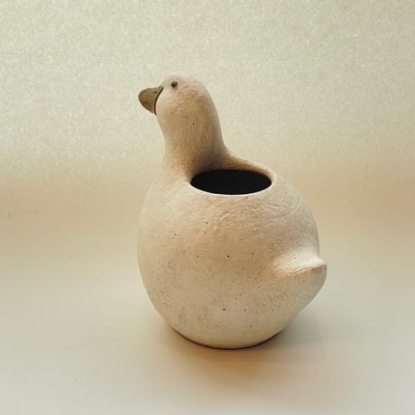 アヒルの花器（L／縦型）