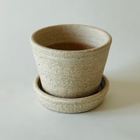 小さな植木鉢　お皿付き　2606