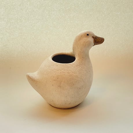 アヒルの花器（L／縦型）