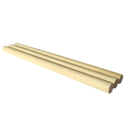 メープル材 丸棒 【8mm×140mm 3本】 ダボ ハードメープル 楓
