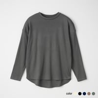 YUDANGI ROUND HEM LONG T-SHIRT/ラウンドヘムロングTシャツ