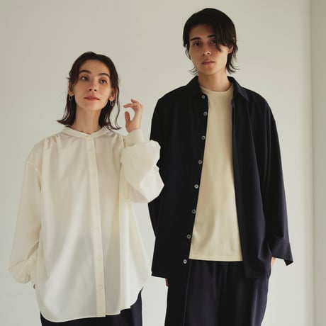 YUDANGI　HALF BUTTON SHIRT/ハーフボタンシャツ