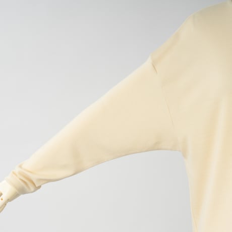 YUDANGI　ROUND HEM LONG T-SHIRT/ラウンドヘムロングTシャツ