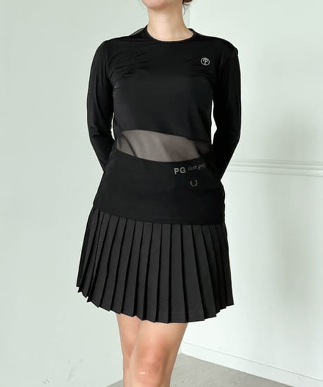 冷感メッシュUVカットインナーシャツ (長袖/3colors)