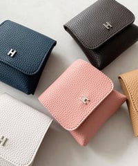 Hロゴ付きミニヒップポーチ（マグネットタイプ/ベルト付き/9colors)