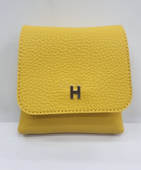 Hロゴ付きミニヒップポーチ（マグネットタイプ/ベルト付き/9colors)