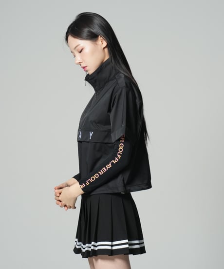 アイスシースルーUVカットレターリングモックネックインナー (2colors)