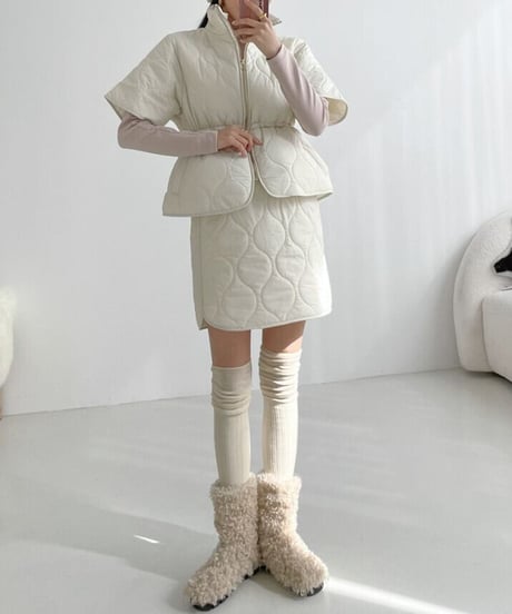 シャーリングニーハイソックス (3colors)