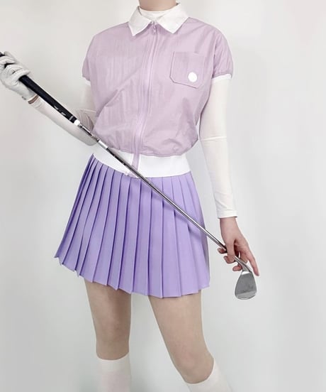 ウエストラインポイントプリーツスカート (3colors)