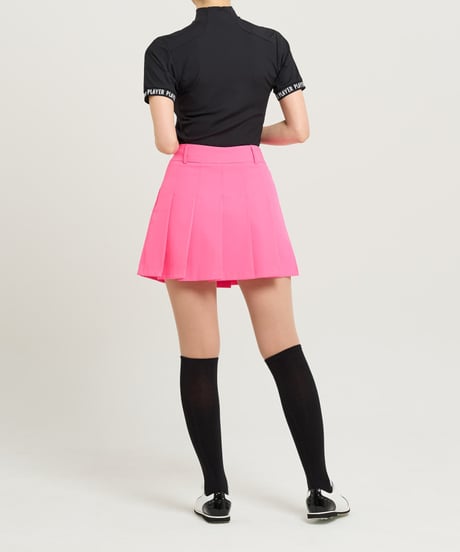 ベルトディテール付きプリーツスカート (3colors)