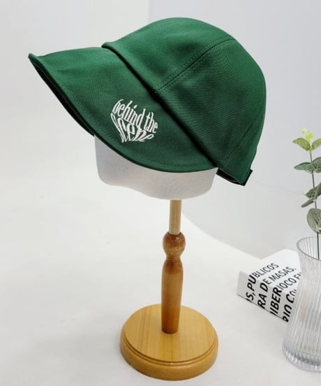 レタリング刺繍ポイントハット (7colors)