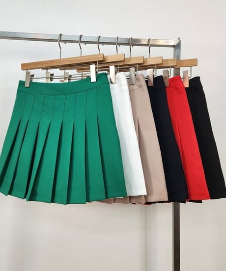 ベーシックプリーツスカート (オールシーズン用/6colors)