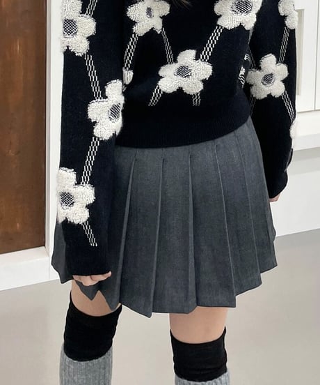 ベーシックプリーツスカート(秋冬用) (3colors)