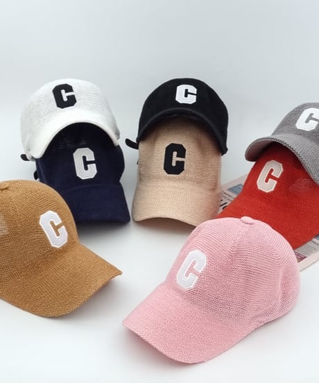 Cロゴリネンキャップ (9colors)