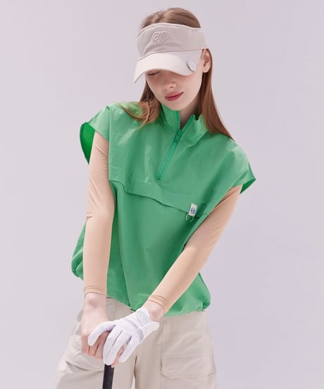 クールメッシュUVカットクロップドインナー(3colors)