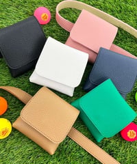 ミニヒップポーチ（マグネットタイプ/ベルト付き/9colors)