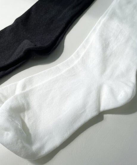 トリプルラインモノトーンソックス (ニーハイ/ハイソックス/3colors)