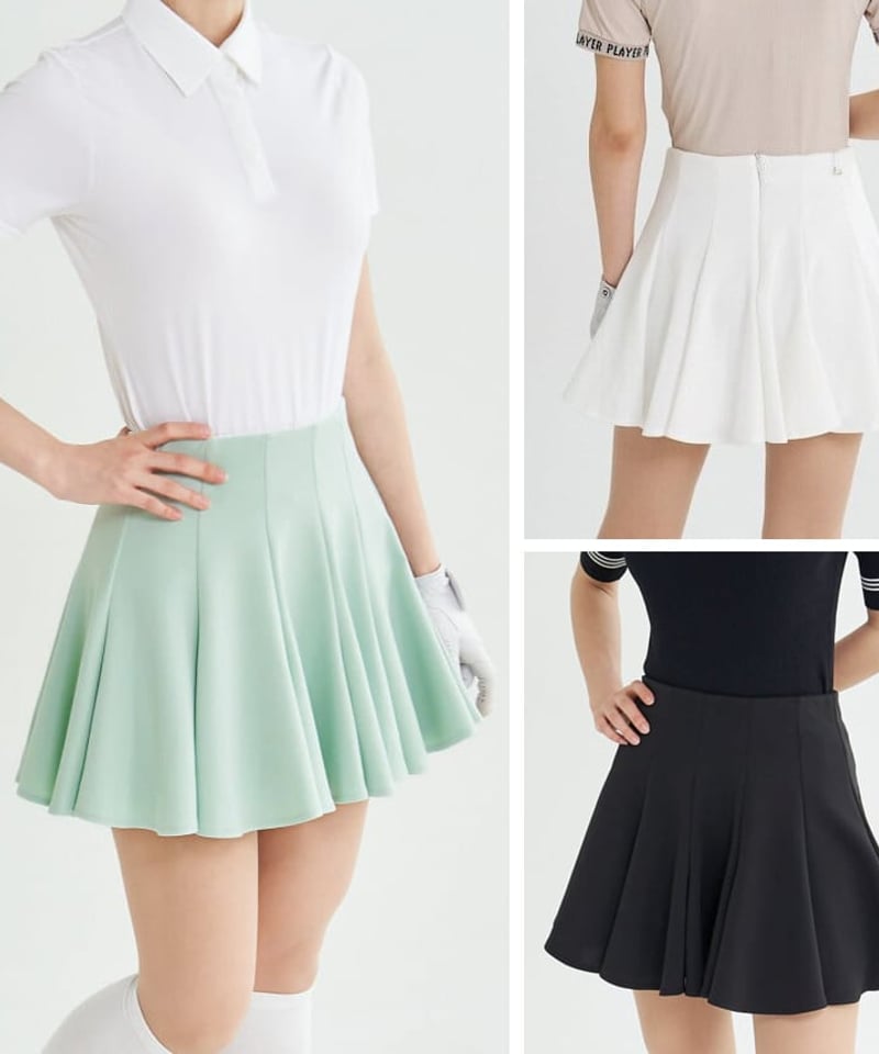 ベーシックフレアスカート (3colors) | ダブリューゴルフ