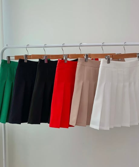 ベーシックプリーツスカート (オールシーズン用/6colors)
