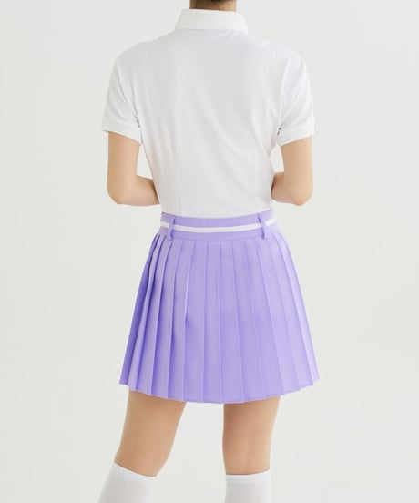 ウエストラインポイントプリーツスカート (3colors)