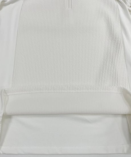裏起毛モックネックハーフジップアップシャツ (2colors)