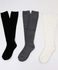 ベーシックモノトーンソックス (ニーハイ/ハイソックス/3colors)
