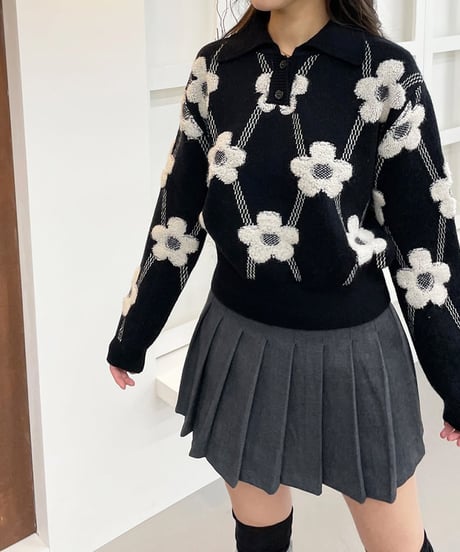 ベーシックプリーツスカート(秋冬用) (3colors)