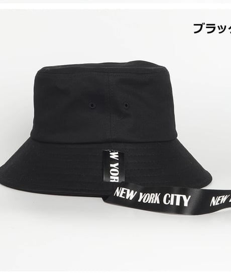 ニューヨークストラップバケットハット (5colors)