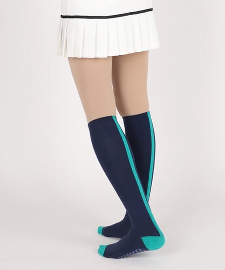 バックラインバイカラーハイソックス(滑り止め付/5colors)