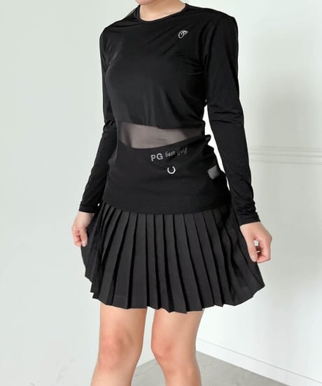 冷感メッシュUVカットインナーシャツ (長袖/3colors)