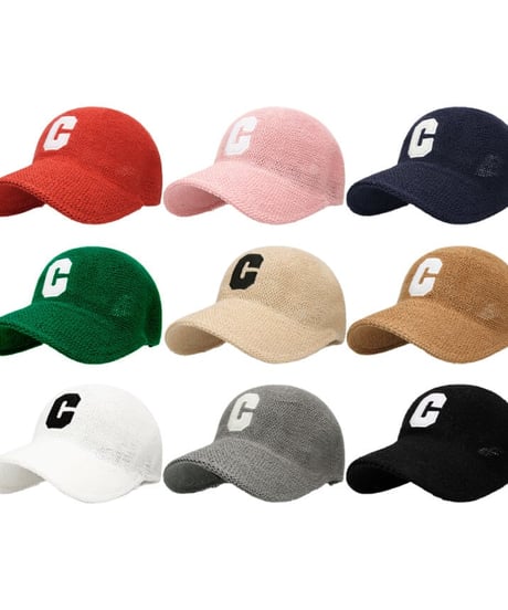 Cロゴリネンキャップ (9colors)